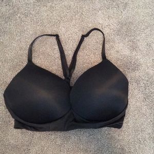 PINK Black Bralette
